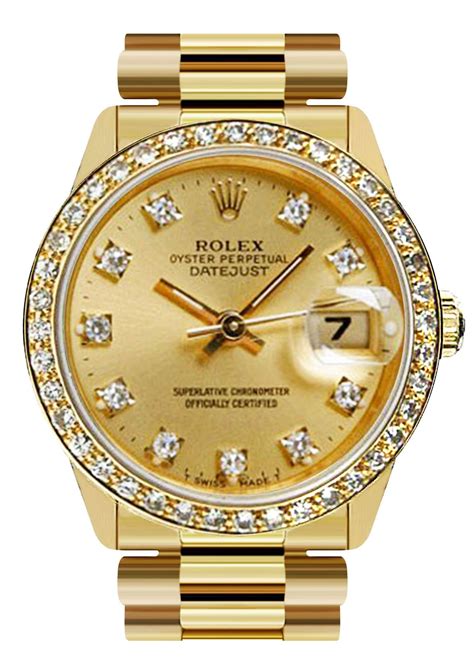 women's rolex watch gold